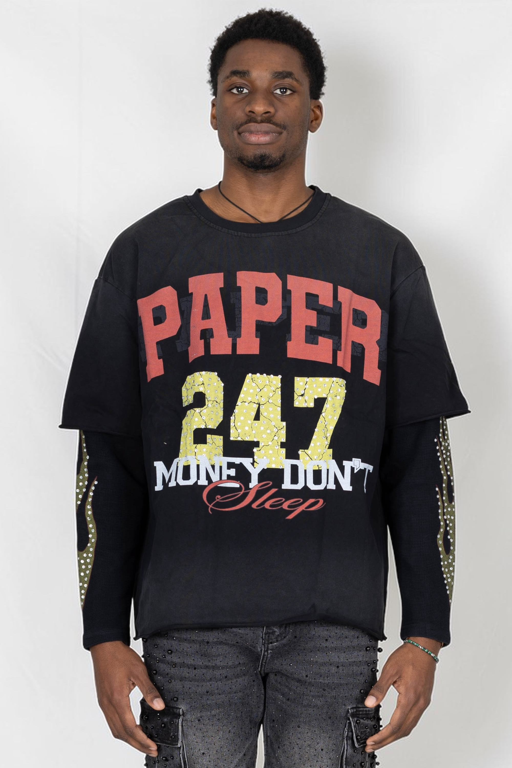 PAPER MONEY - LONGSLEEVE 247  GRIGIO