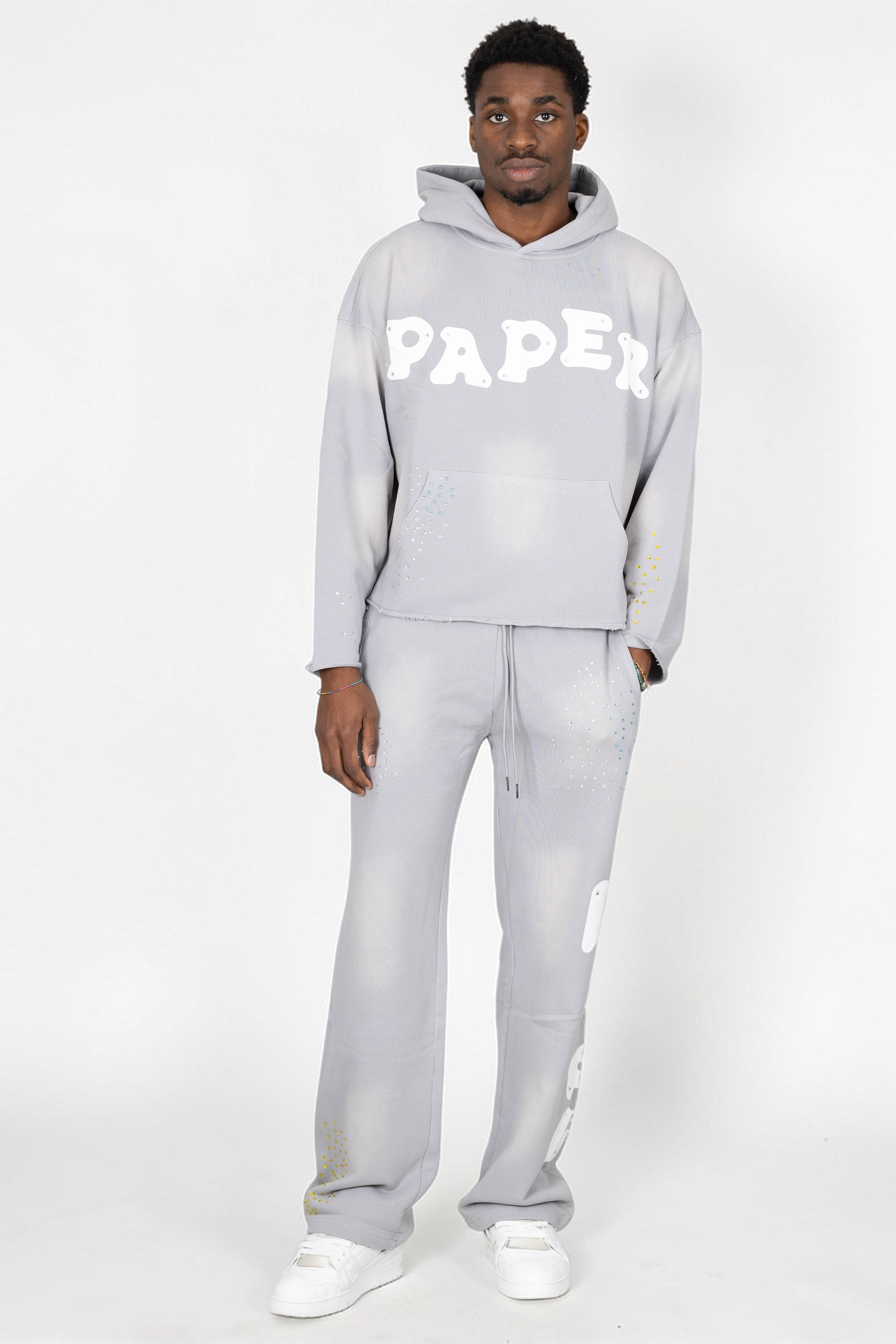 PAPER MONEY - SWEATPANTS SET GRIGIO