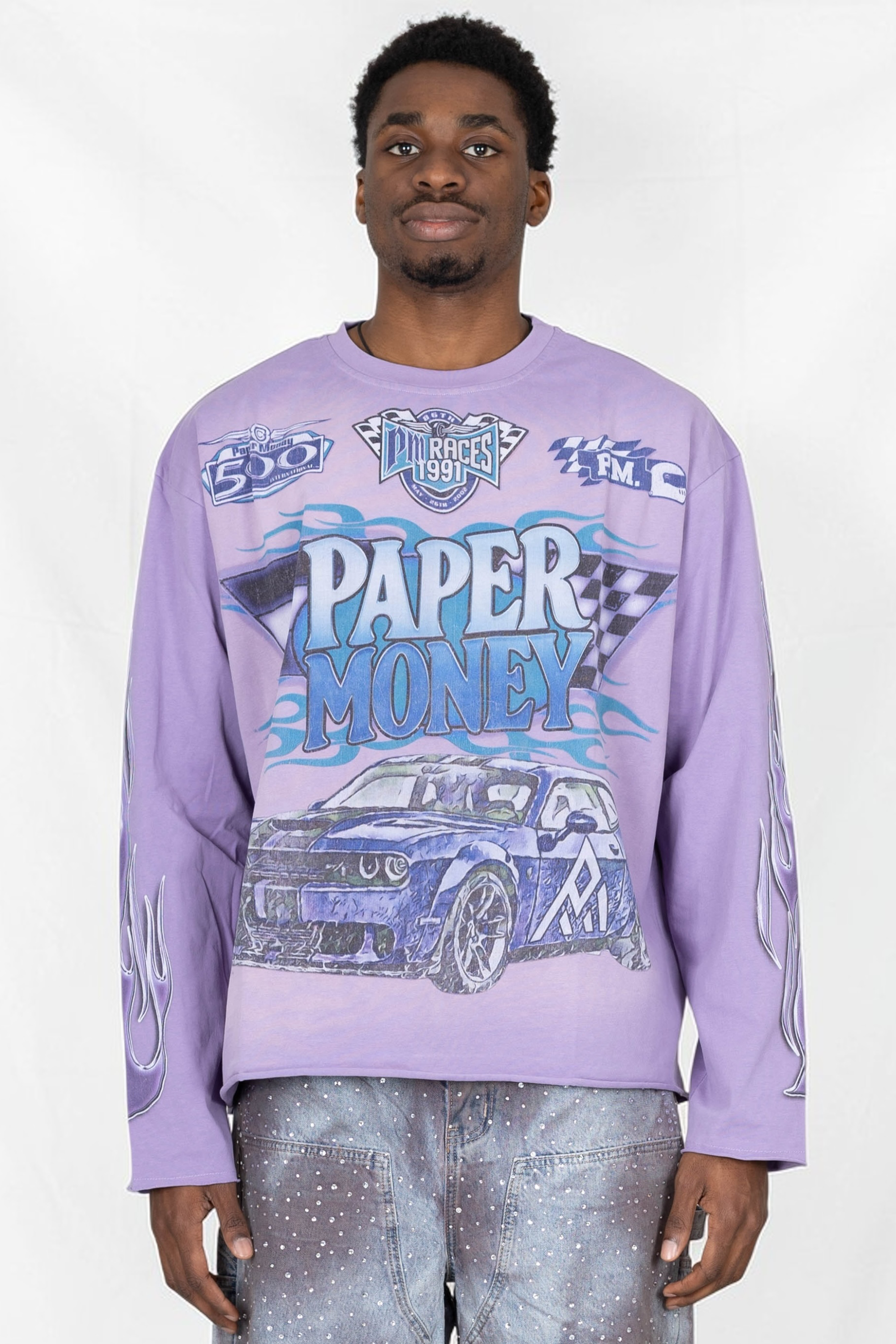 PAPER MONEY - LONGSLEEVE RACES  LILLA
