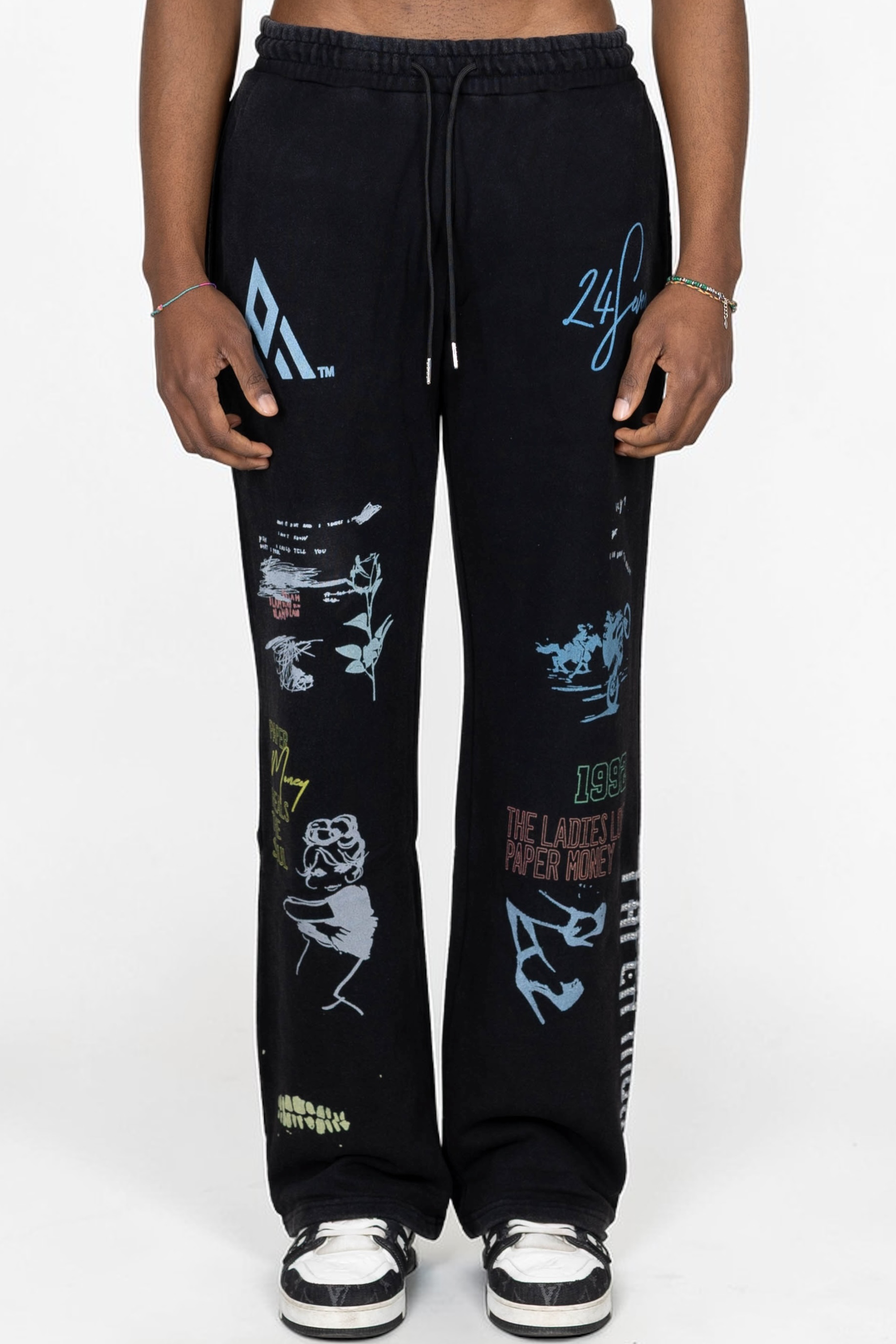 PAPER MONEY - JOGGERS INTERNATIONAL NERO