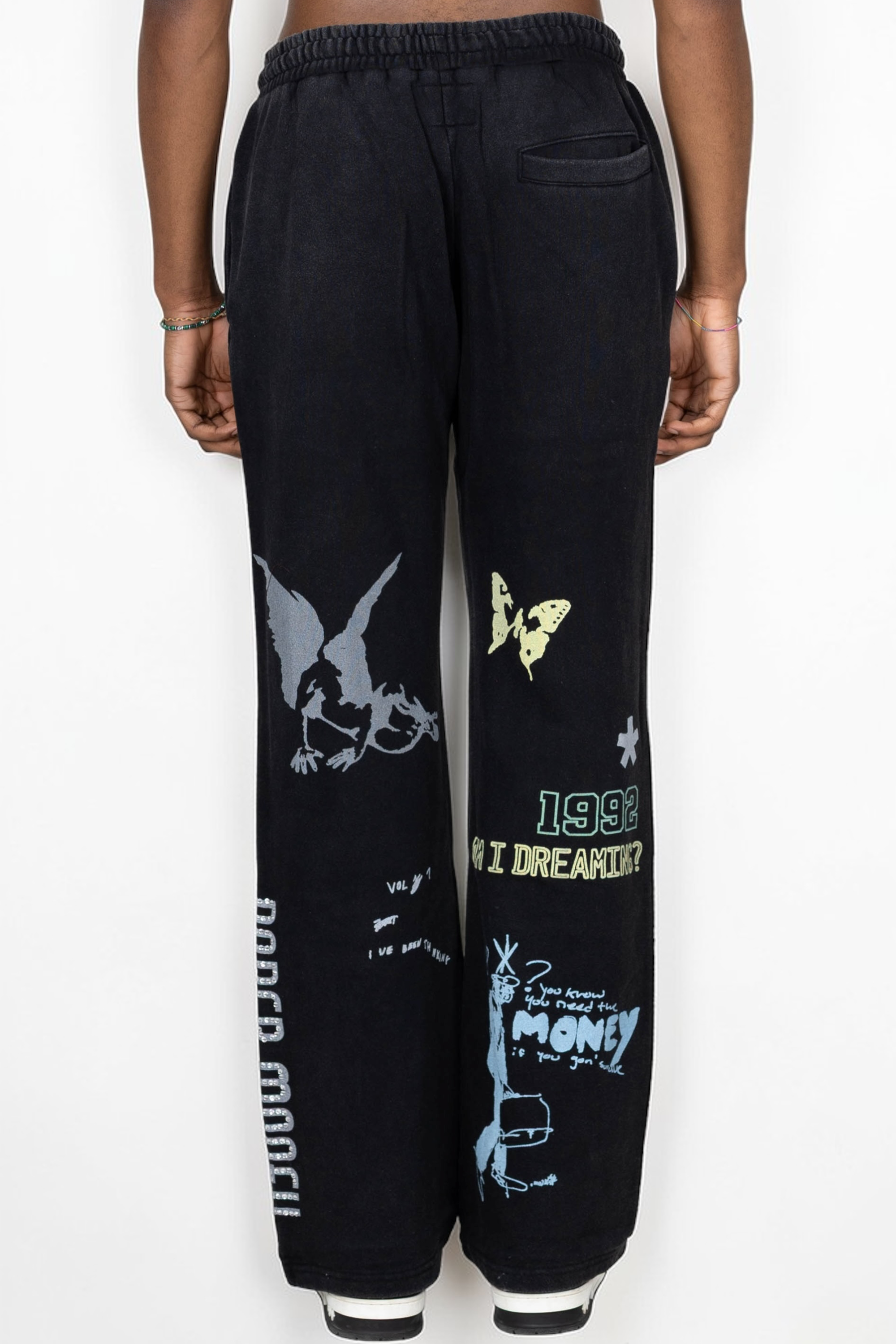 PAPER MONEY - JOGGERS INTERNATIONAL NERO