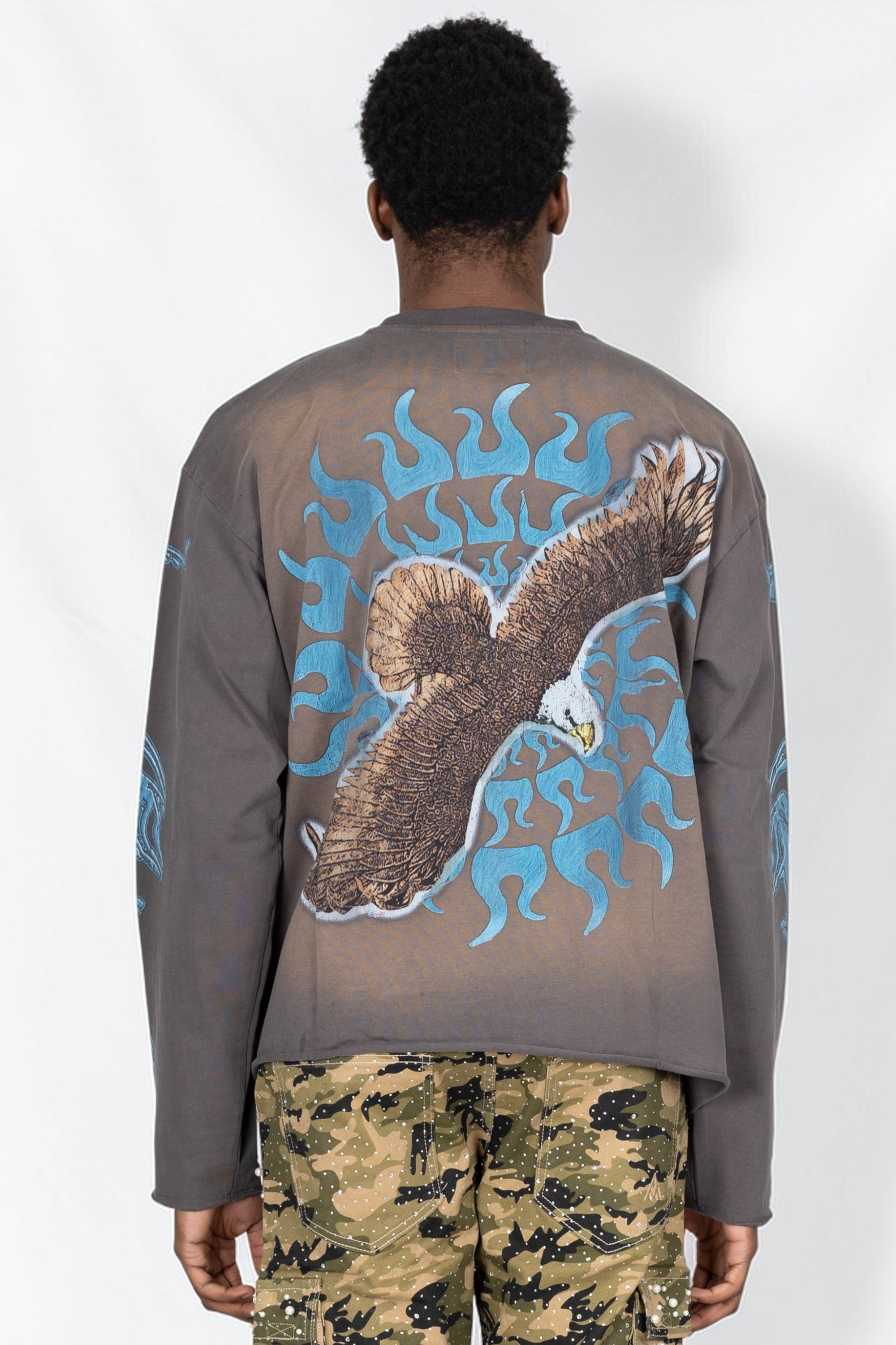PAPER MONEY - LONGSLEEVE FREEDOM  GRIGIO