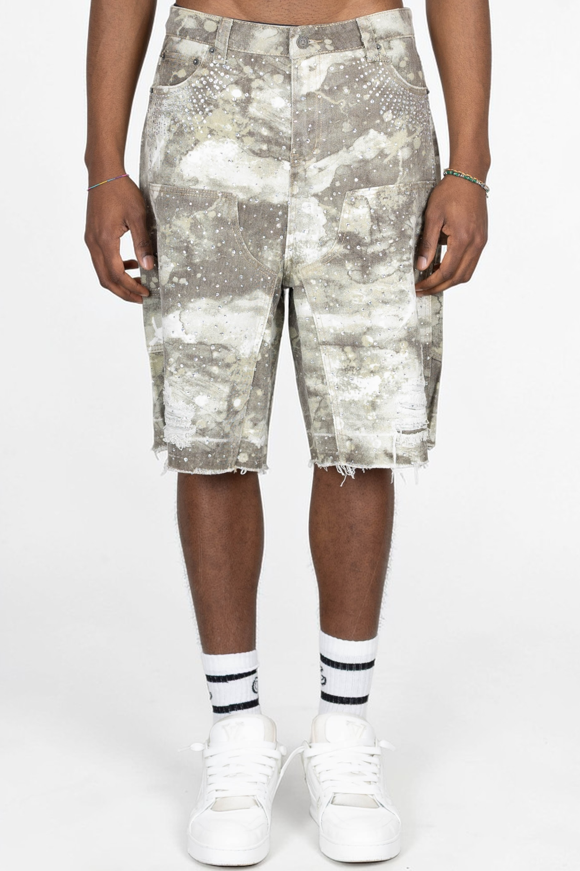 PAPER MONEY - SHORTS CRYSTILLAZED CAMO