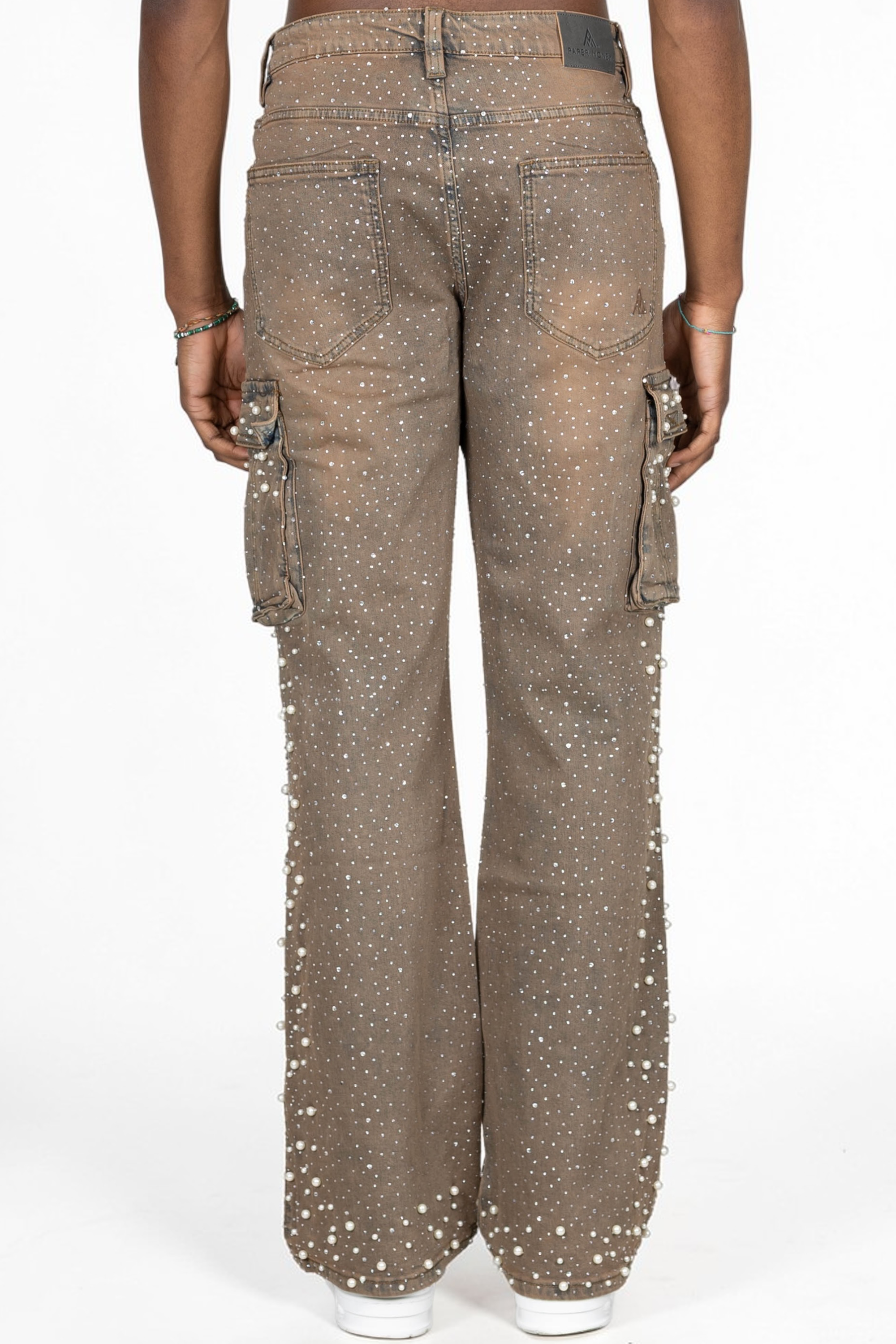 PAPER MONEY - JEANS PEARL CRYSTAL CHOCOLATE