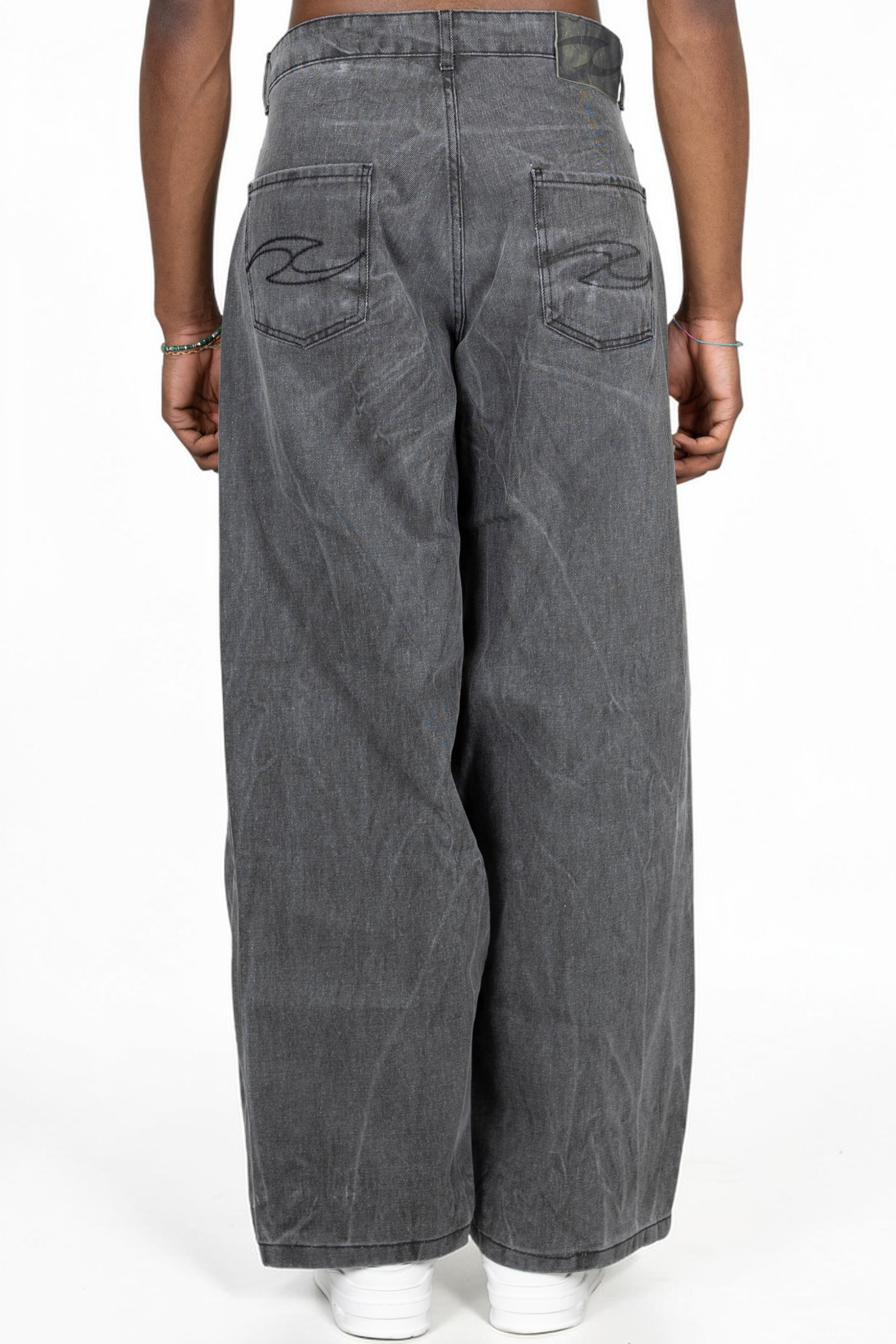 TWO SIDE - JEANS STONE WASHED GREY
