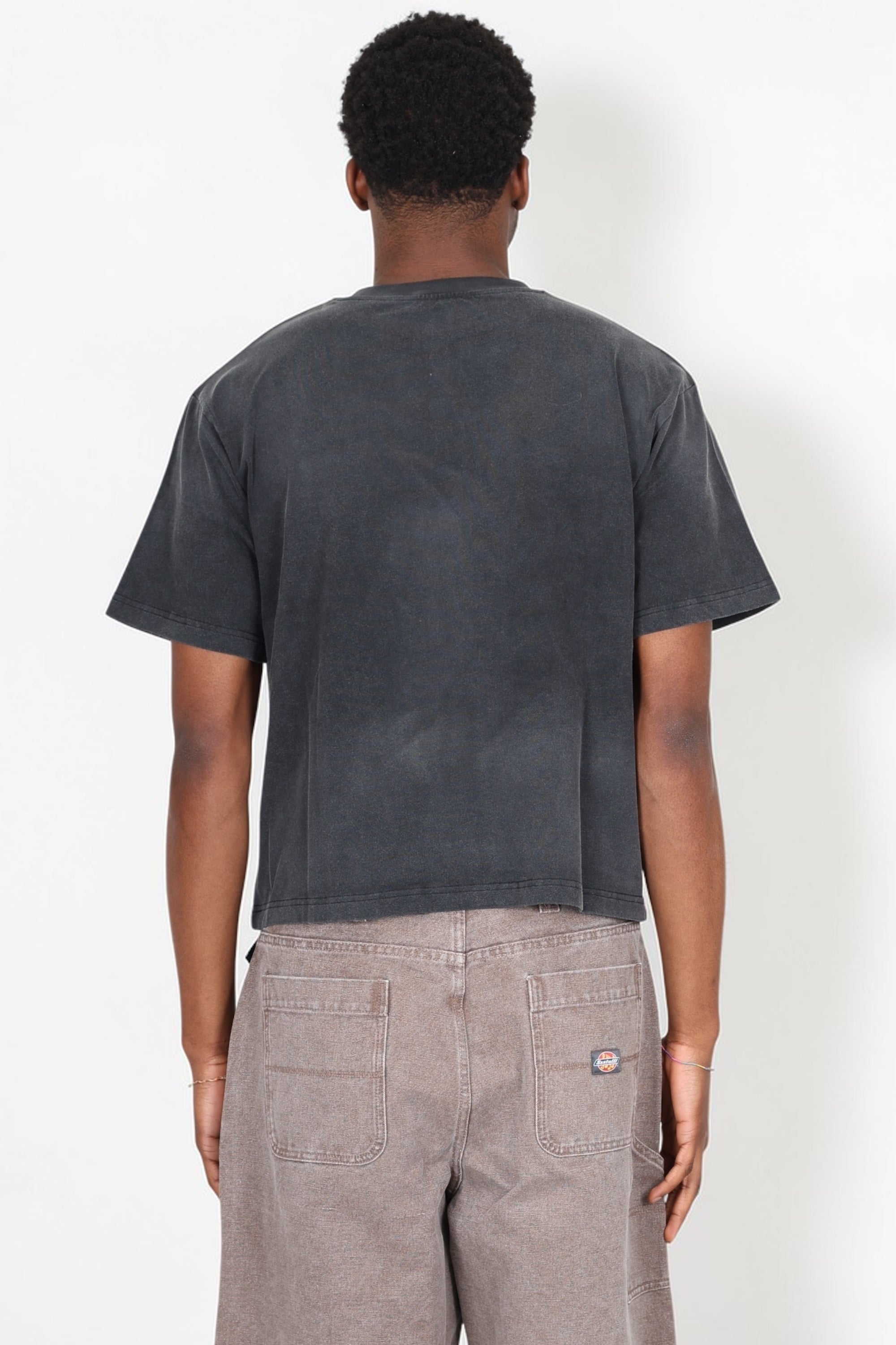 SSSTUFFF - T SHIRT HEADPHONE CABLELOGO GRIGIO