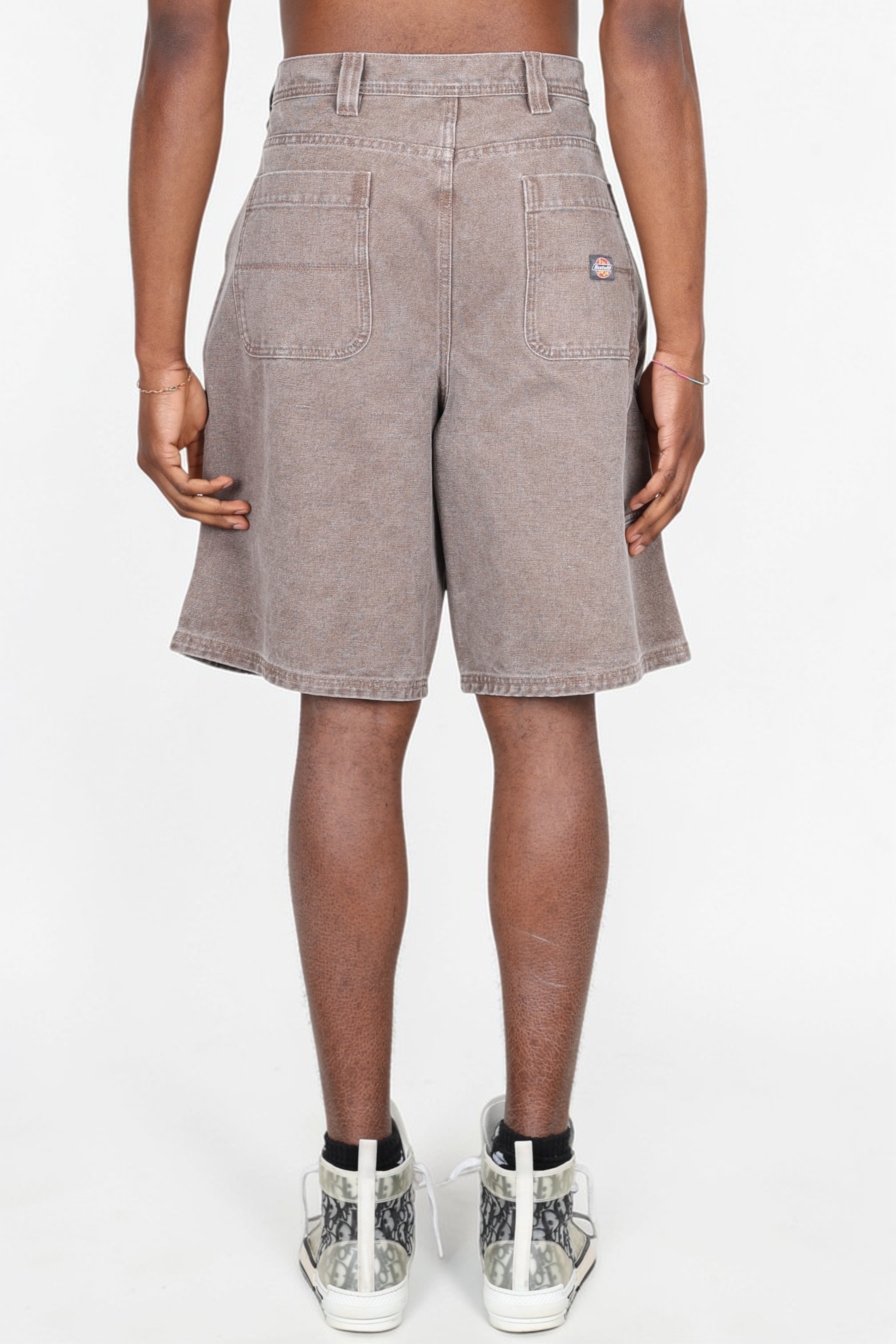 SSSTUFFF - SHORTS DENIM LOCKSMITH ADS CHOCOLATE