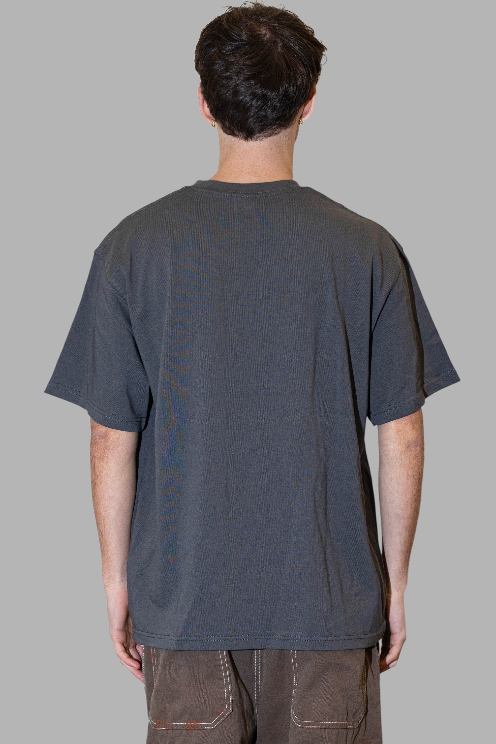 NATIVO DISTRESSED T-SHIRT GRIGIO