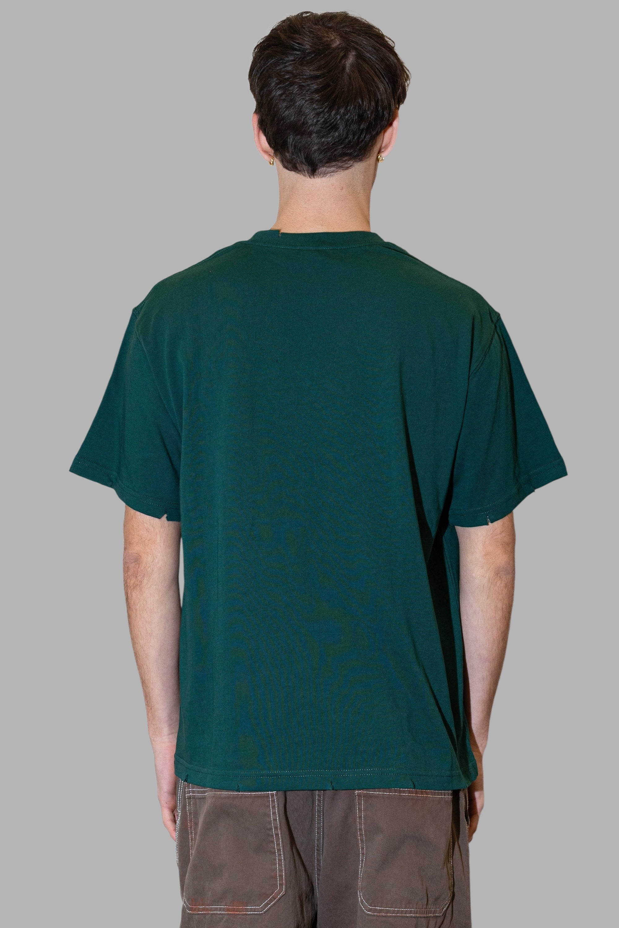 NATIVO DISTRESSED T-SHIRT VERDE