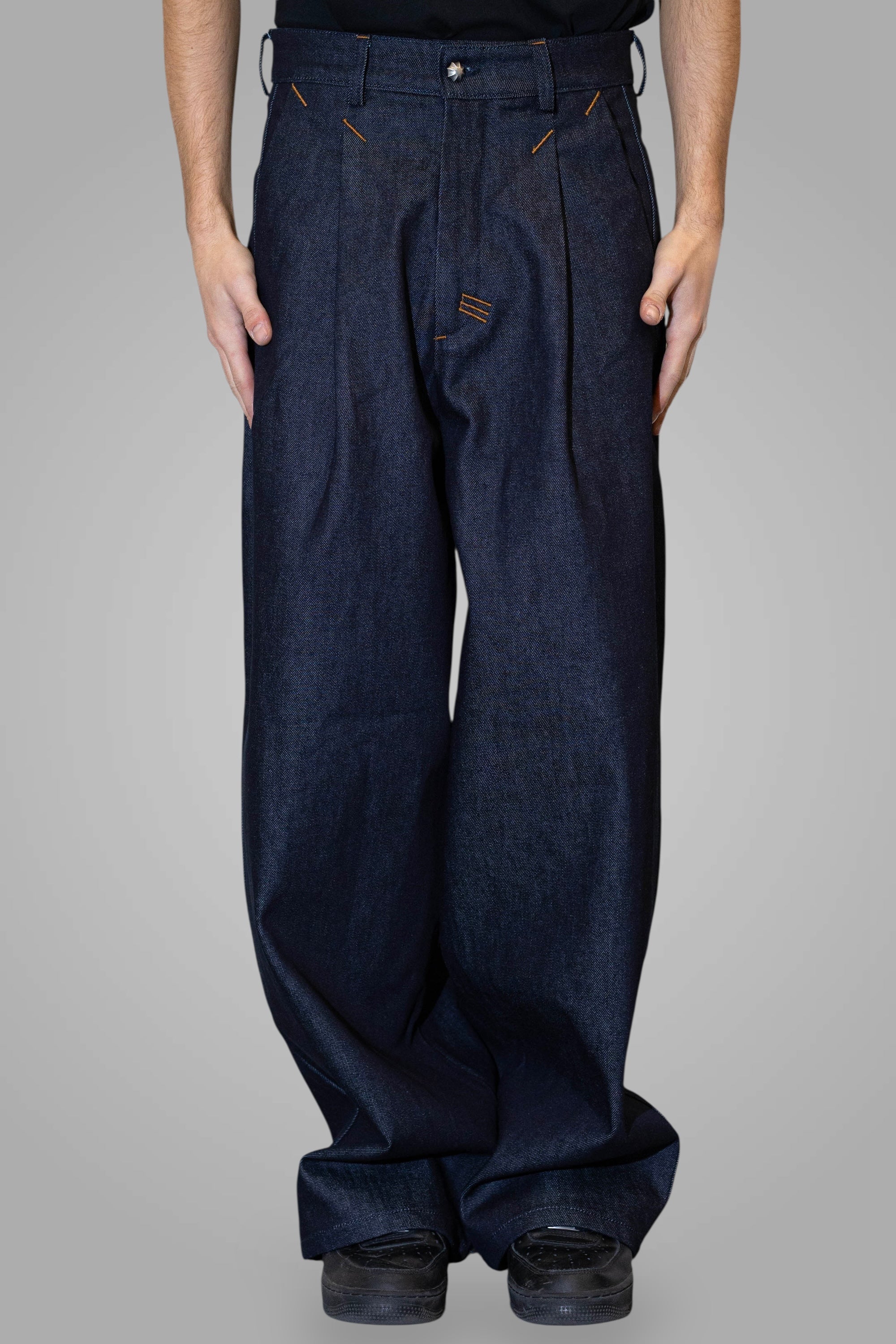 KARMINE- WORKER JP PANTS /RAW DENIM