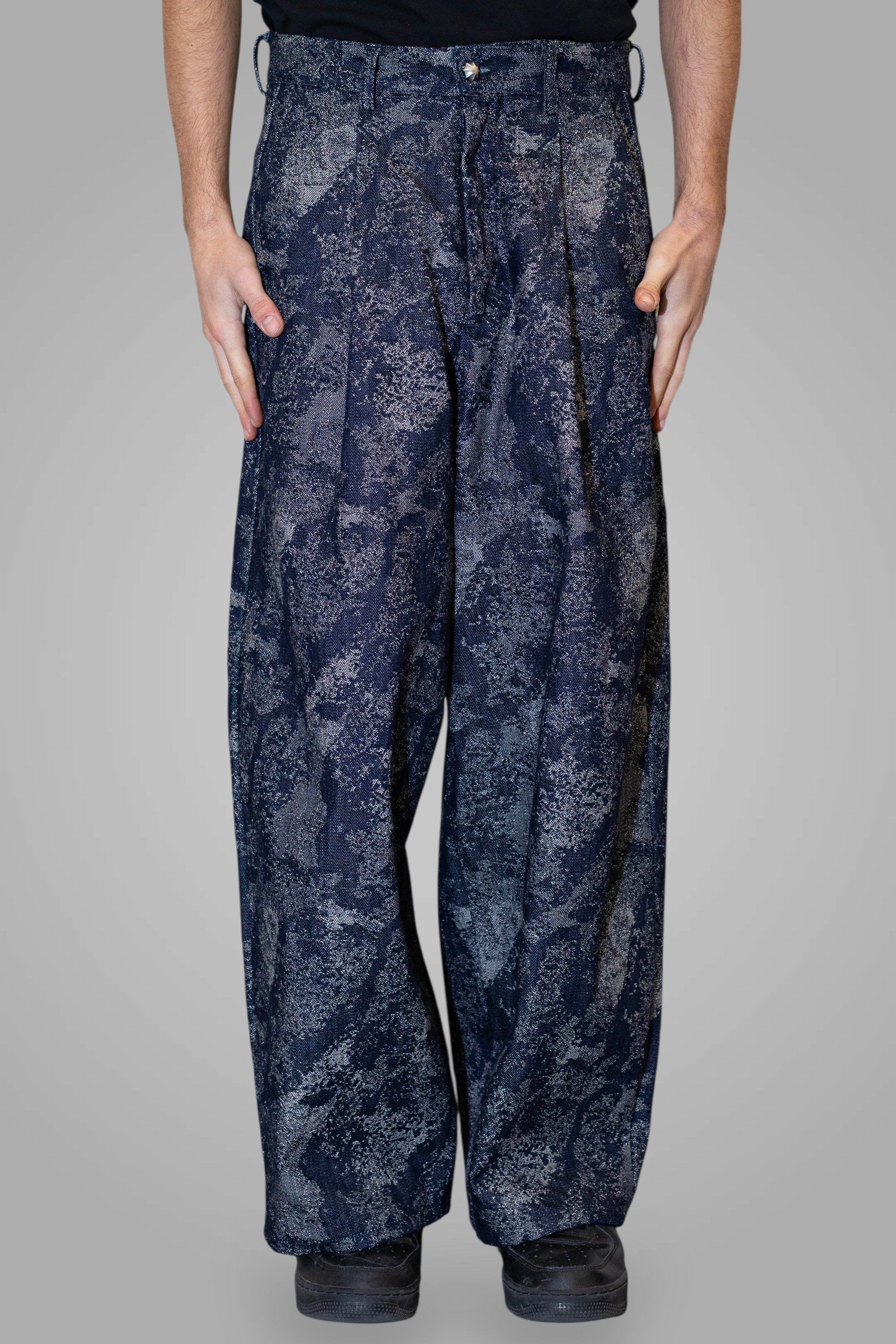 KARMINE- WORKER JP PANTS /JACQUARD DENIM