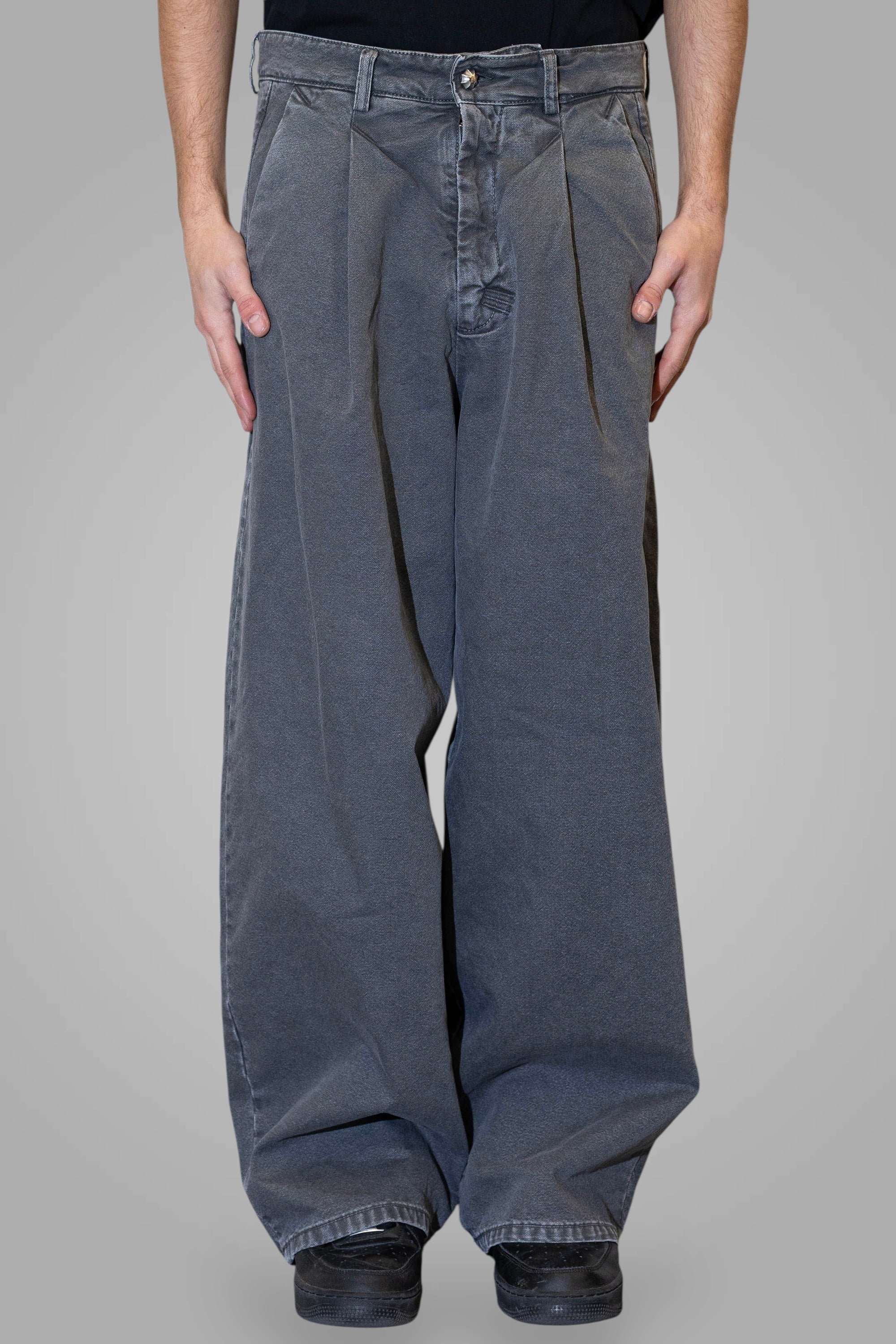 KARMINE - JAPAN WORKER JEANS - GRIGIO