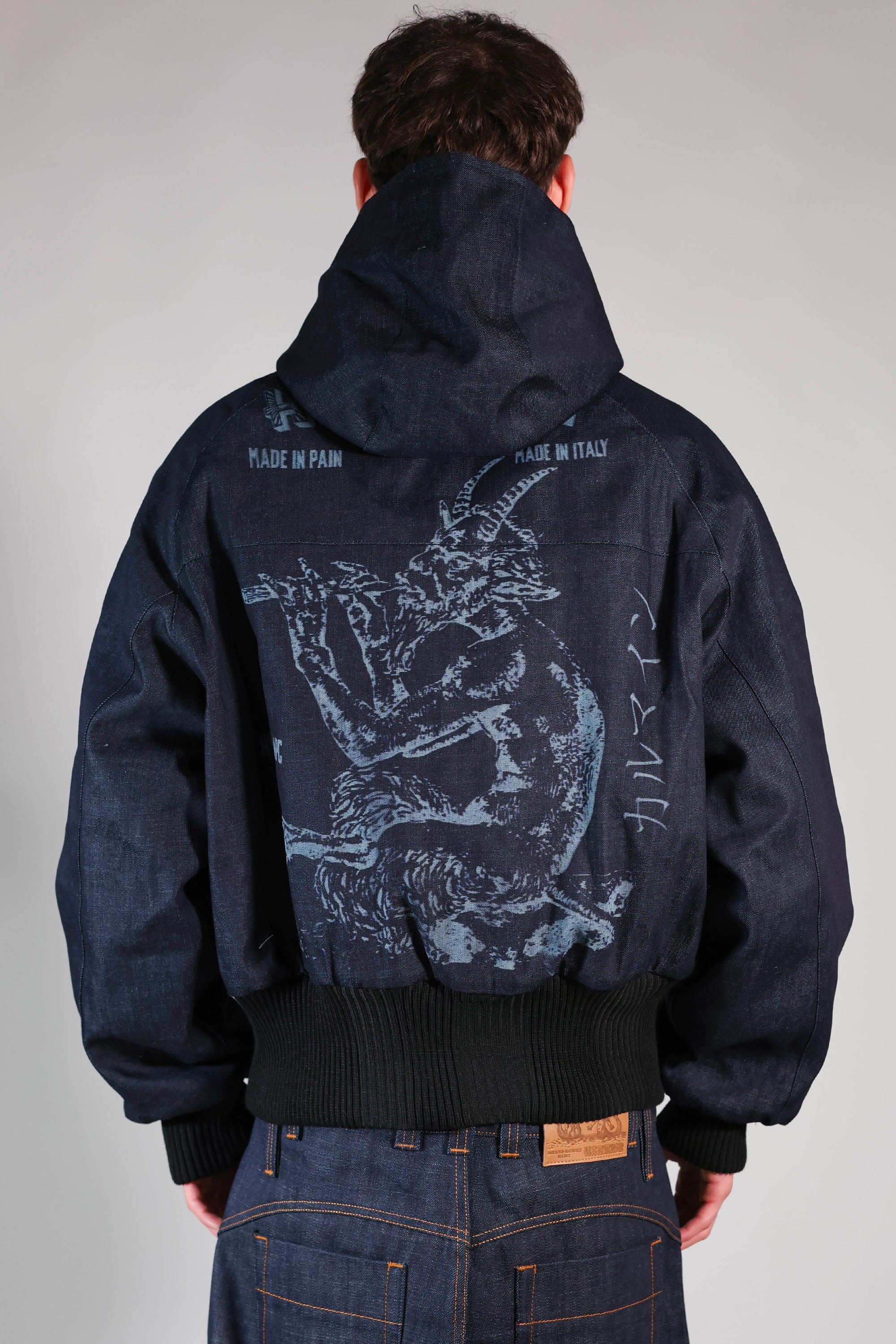 KARMINE RAW DENIM JACKET