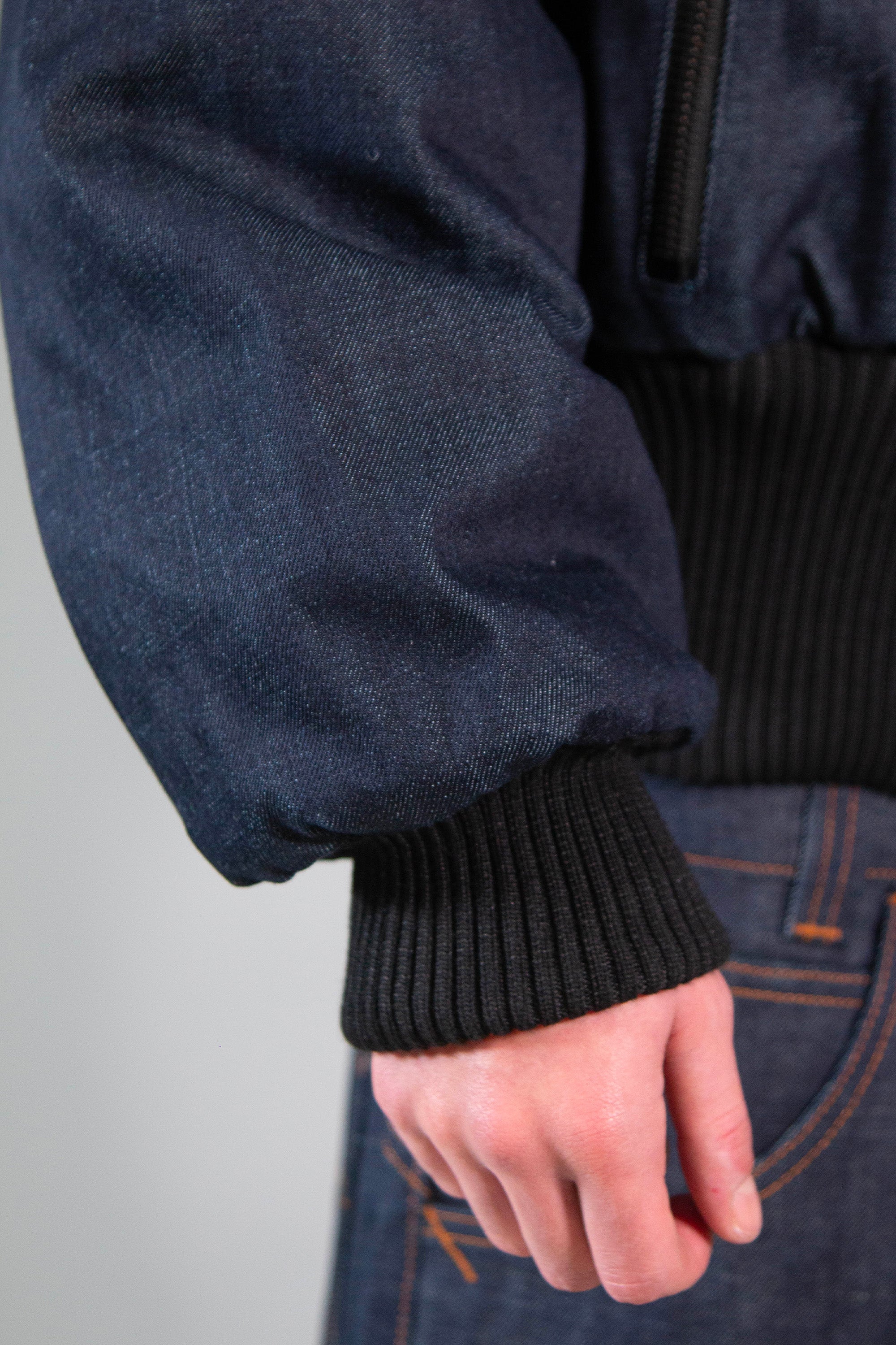 KARMINE RAW DENIM JACKET