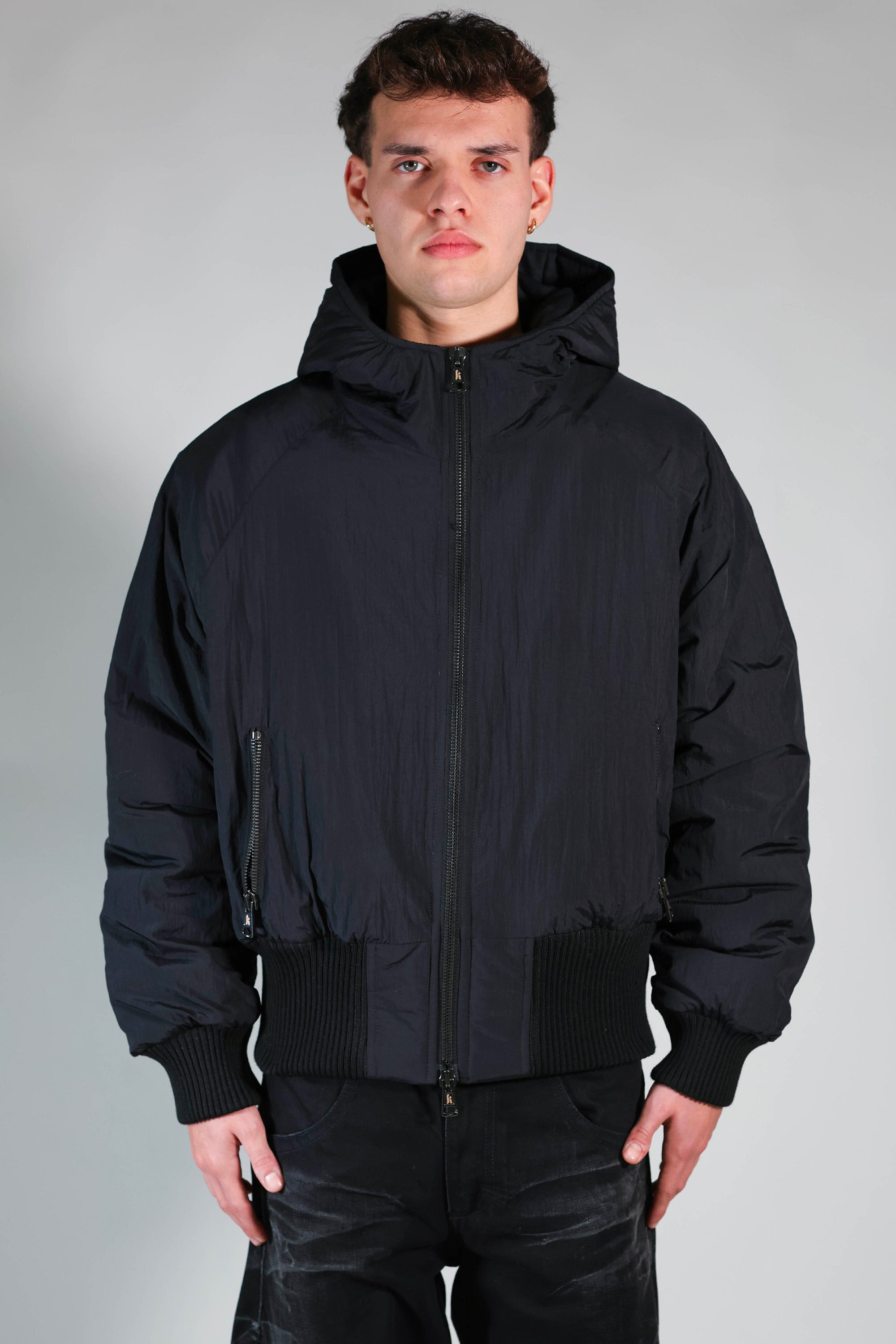 KARMINE HYDROPROOF BLACK JACKET