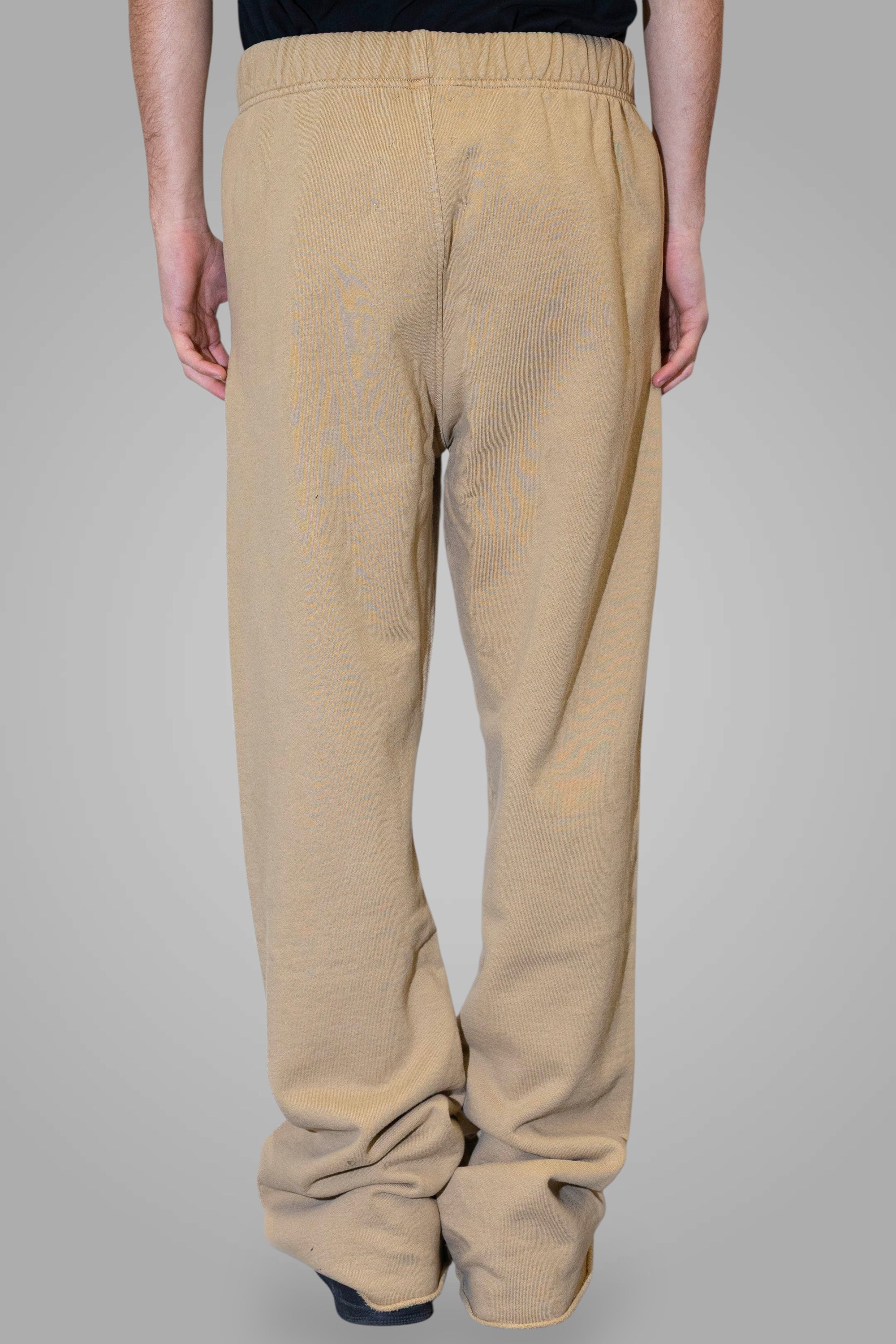 GALLERY DEPT- PANTS BEIGE- LOGO NERO
