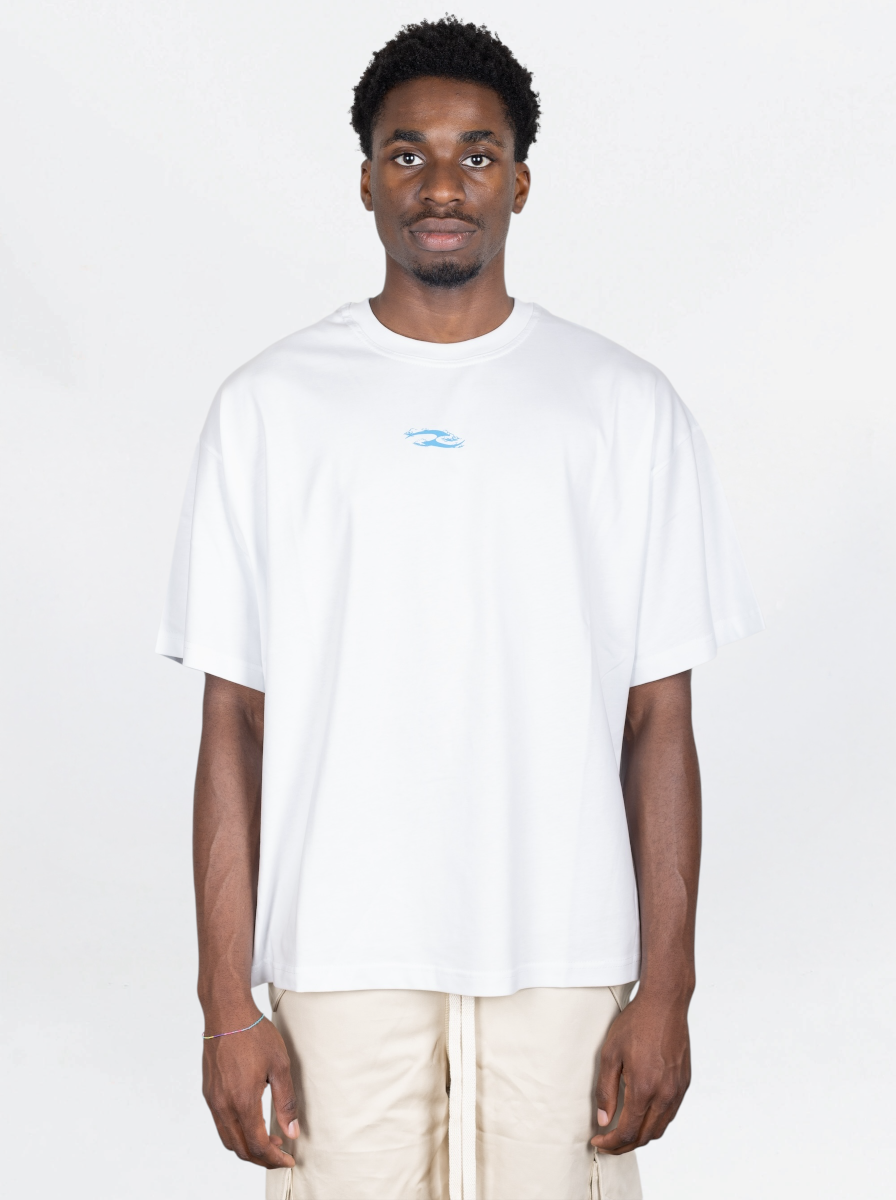 TWO SIDES - T SHIRT SOMEWHERE  BIANCO
