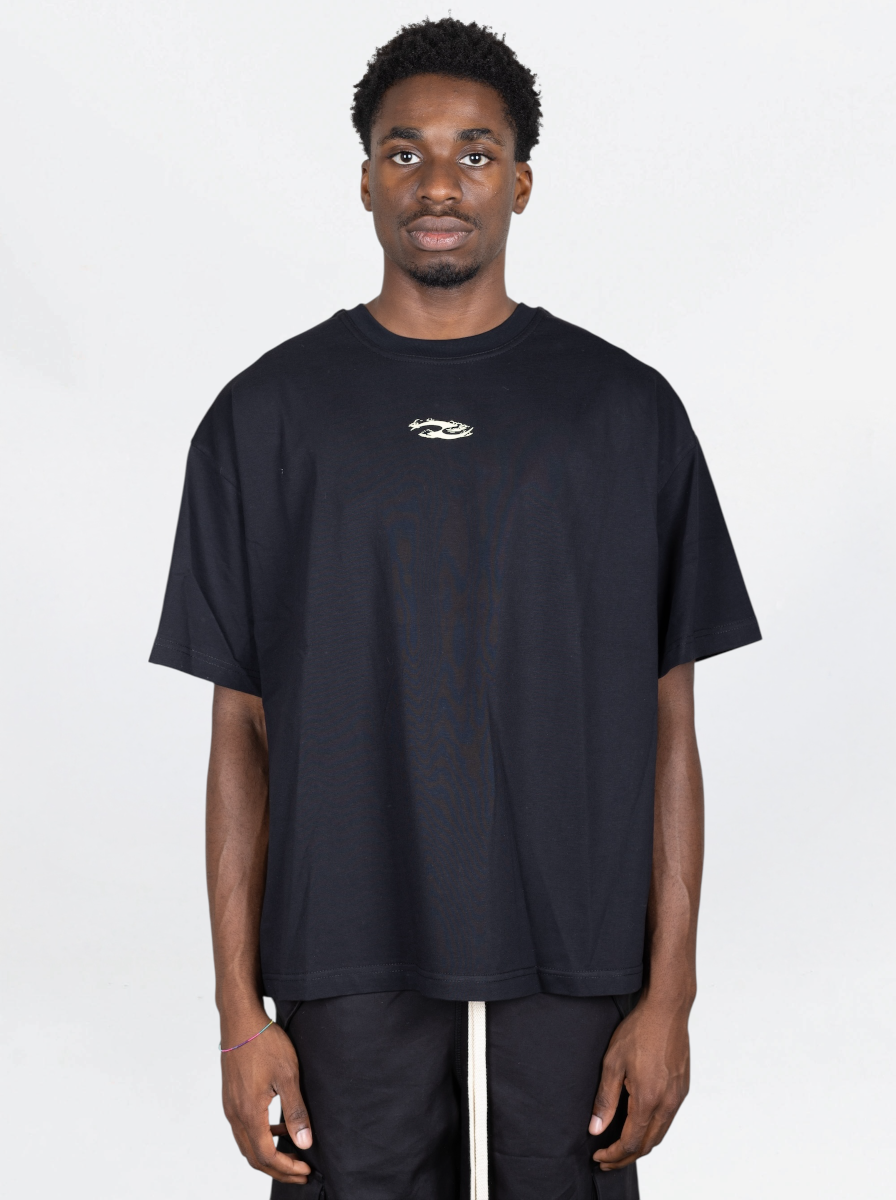 TWO SIDES - T SHIRT SOMEWHERE  NERO