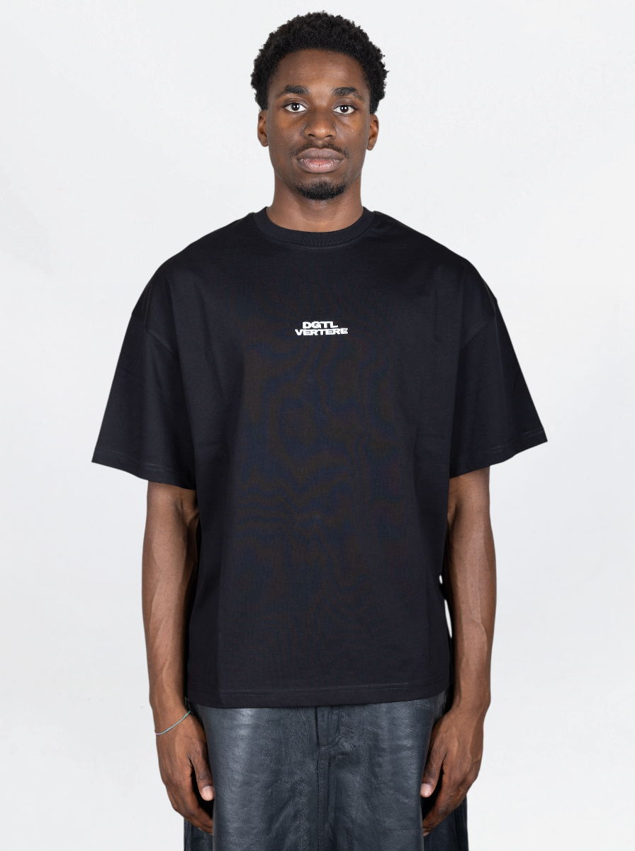 VERTERE - T SHIRT DGTL X VERTERE // BREAK NERO