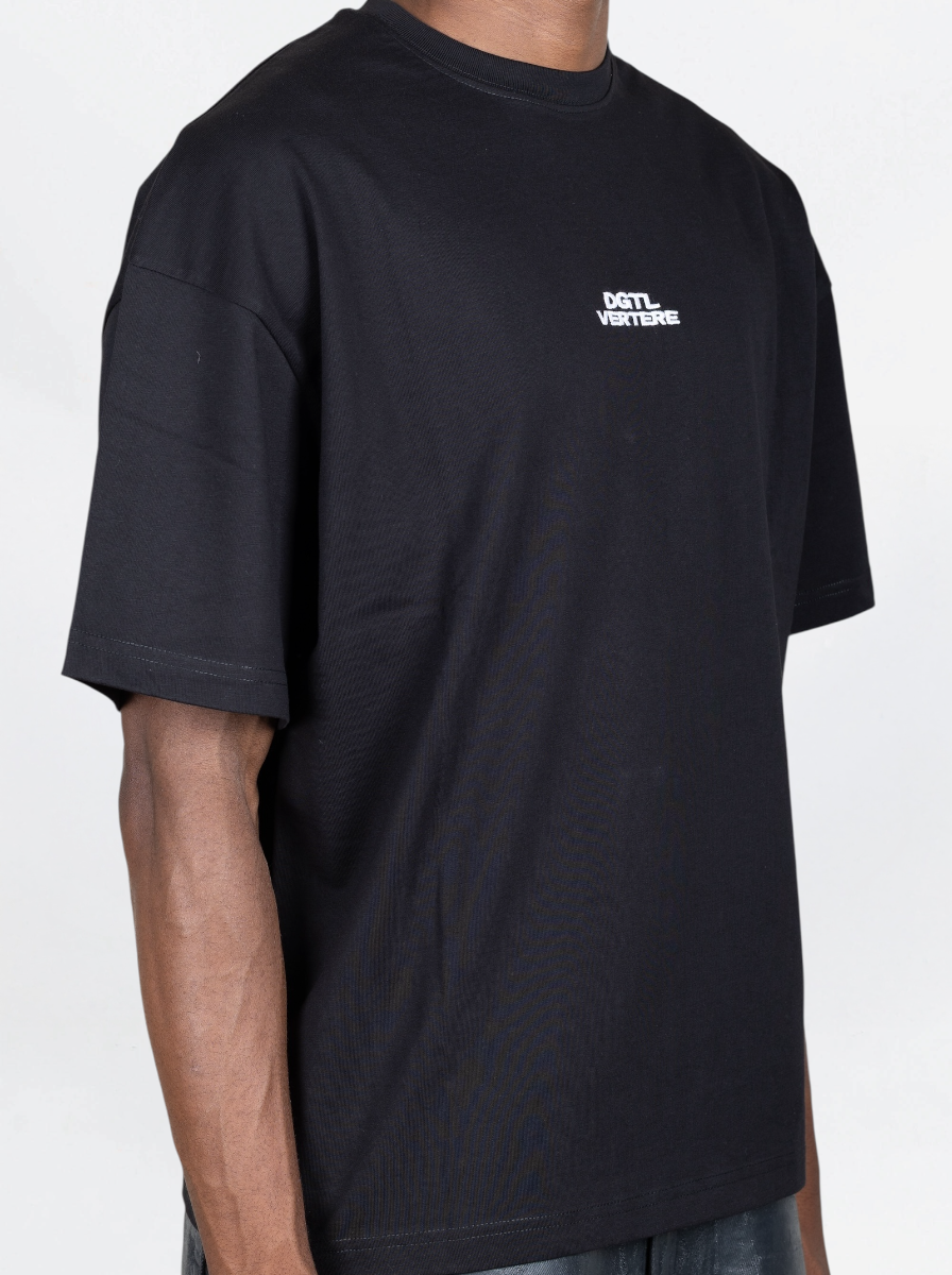 VERTERE - T SHIRT DGTL X VERTERE // BREAK NERO