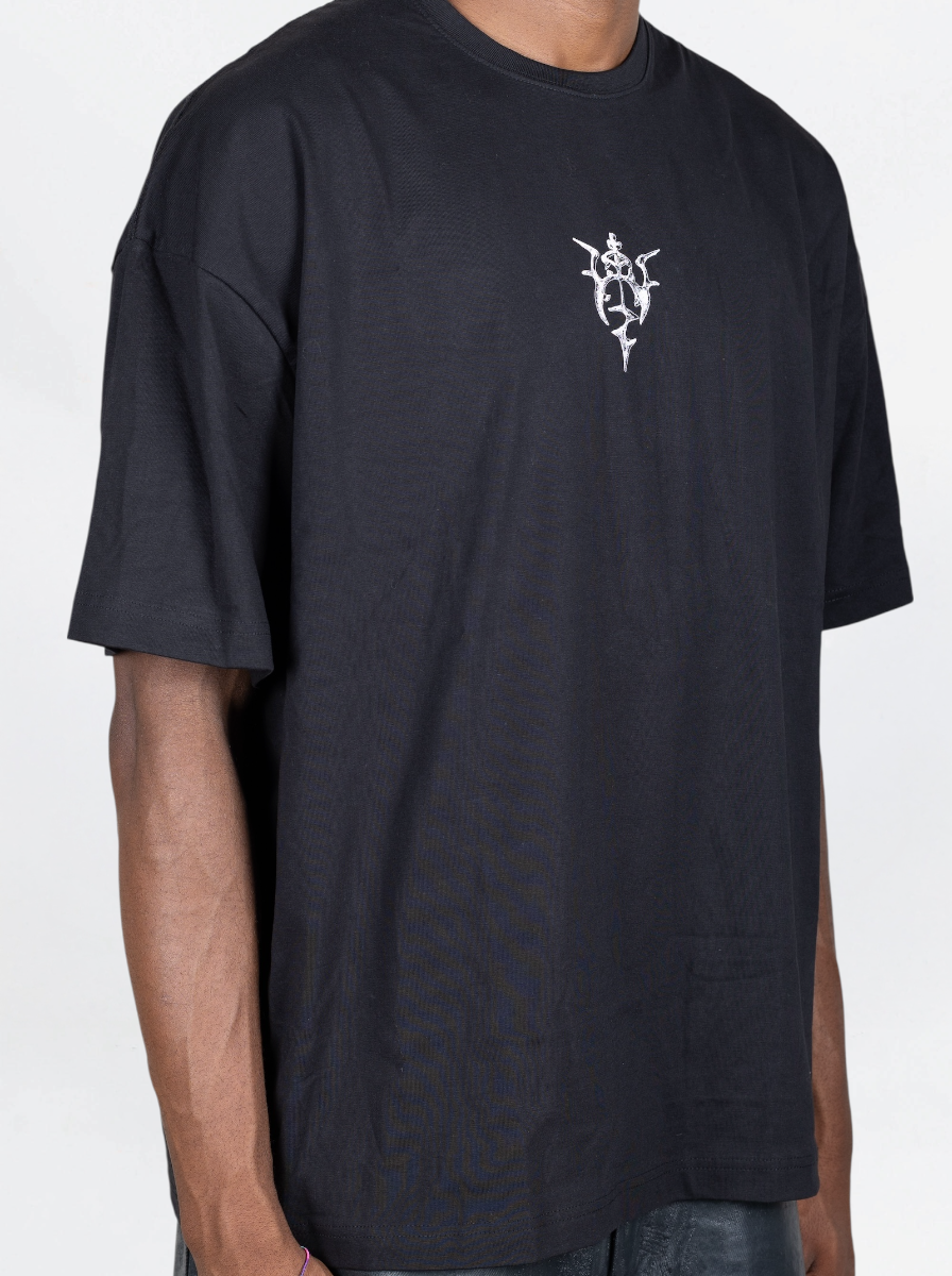 VERTERE - T SHIRT RIOT  NERO