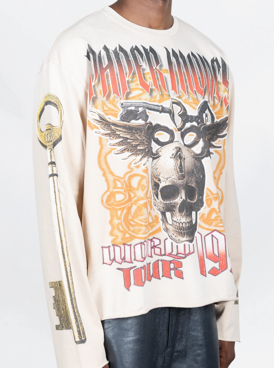 PAPER MONEY - LONGSLEEVE UNLOCKED POTENTIAL BEIGE
