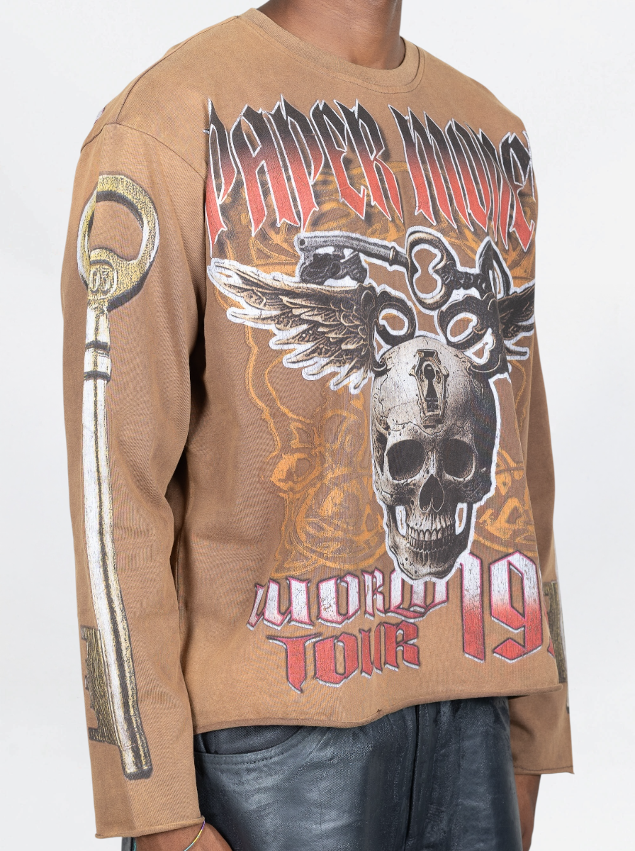 PAPER MONEY - LONGSLEEVE UNLOCKED POTENTIAL MARRONE