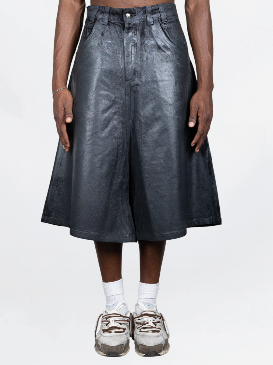 KARMINE - JORTS WAXED - NERO NERO