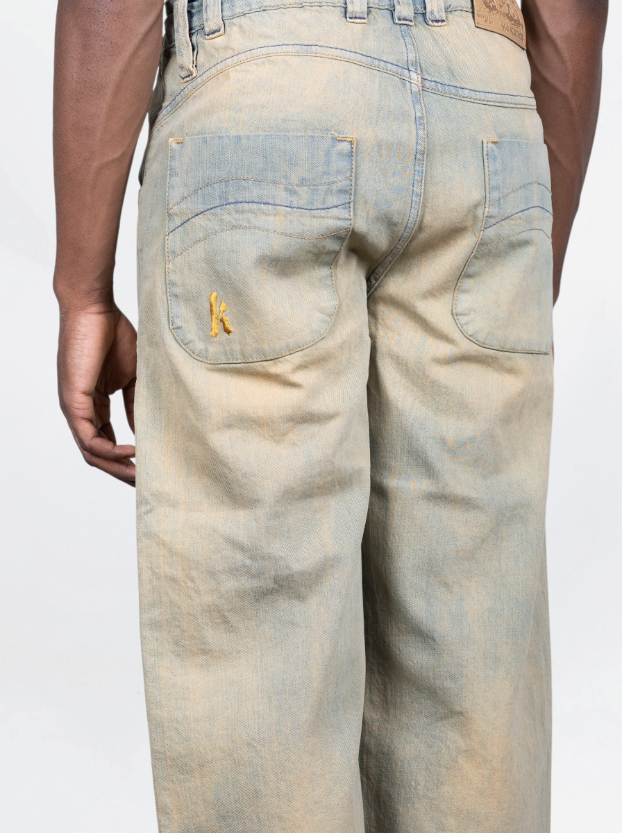 KARMINE - JEANS ORANGE OCEAN ORANGE DENIM