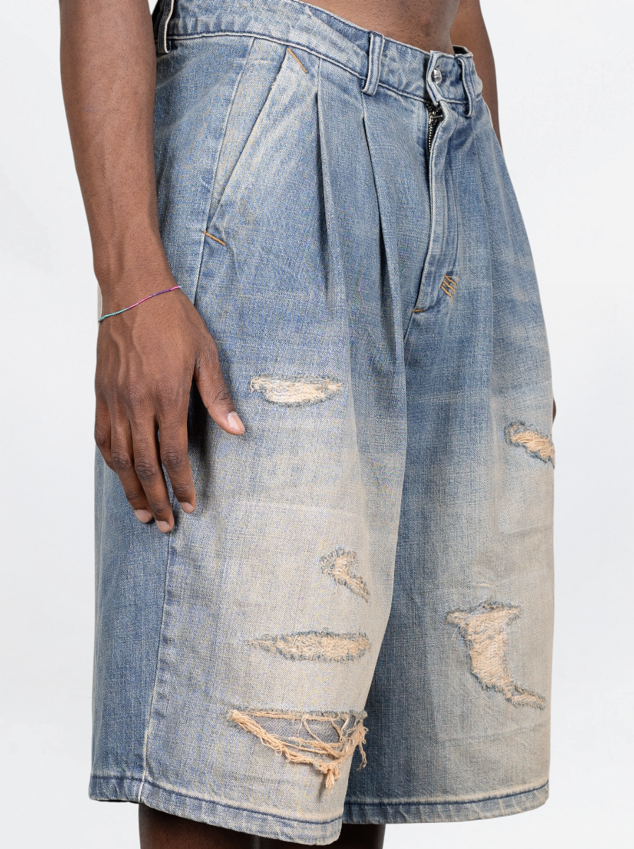 KARMINE - JORTS MINERAL LIGHT DENIM