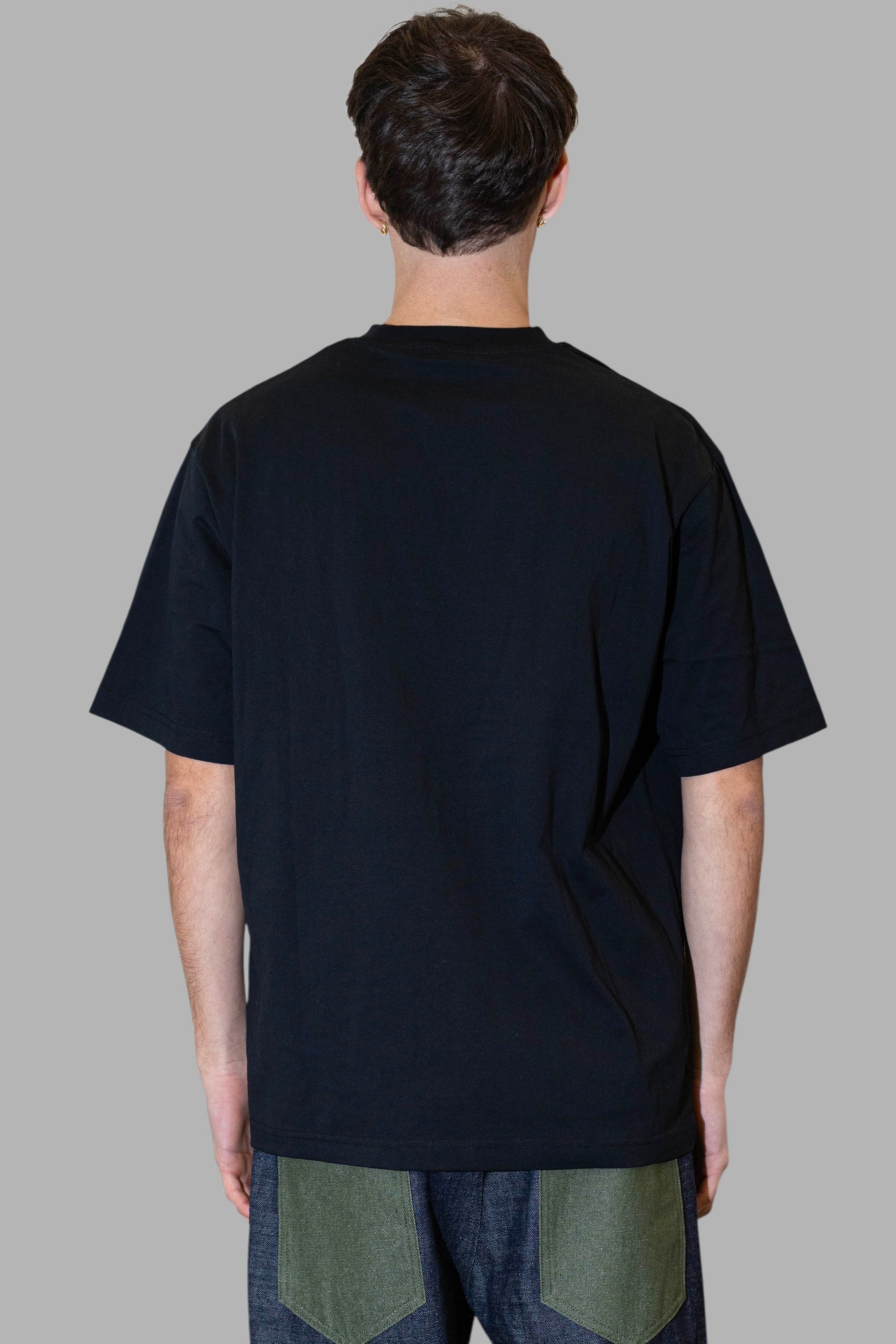 ANOTHER ONE - TAG T SHIRT- NERA