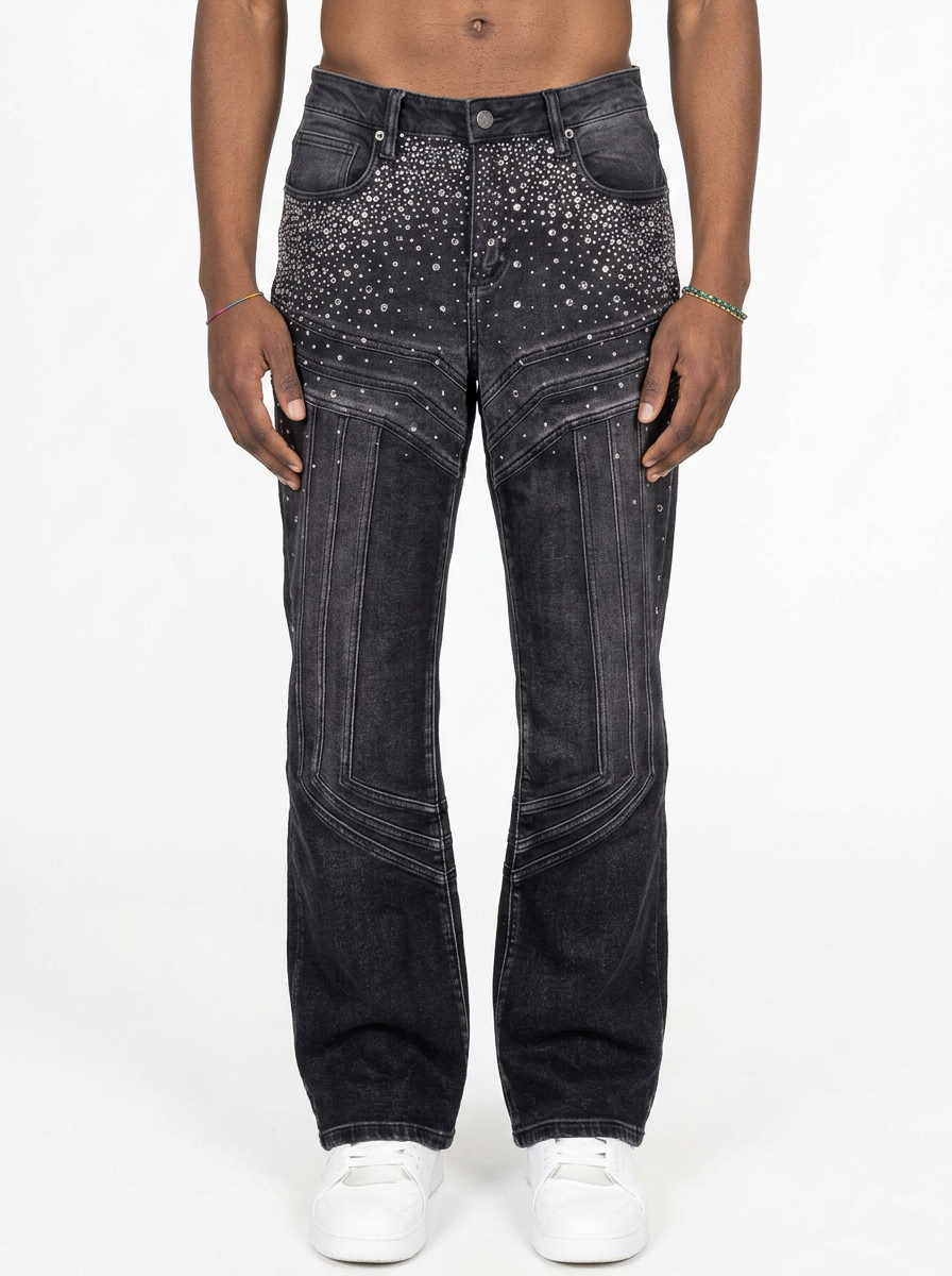 PAPER MONEY - JEANS RAVER - NERO NERO