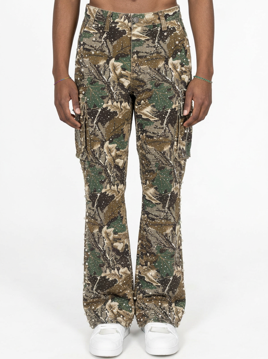 PAPER MONEY - JEANS PEARL CRYSTAL NEW CAMO